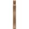 Ekena Millwork 6-in W x 38-in D x 46-in H Funston Slat Rough Cedar Woodgrain TimberThane Outlooker, Primed Tan OUTUR060X38X46FST24RCPR - alternate 4